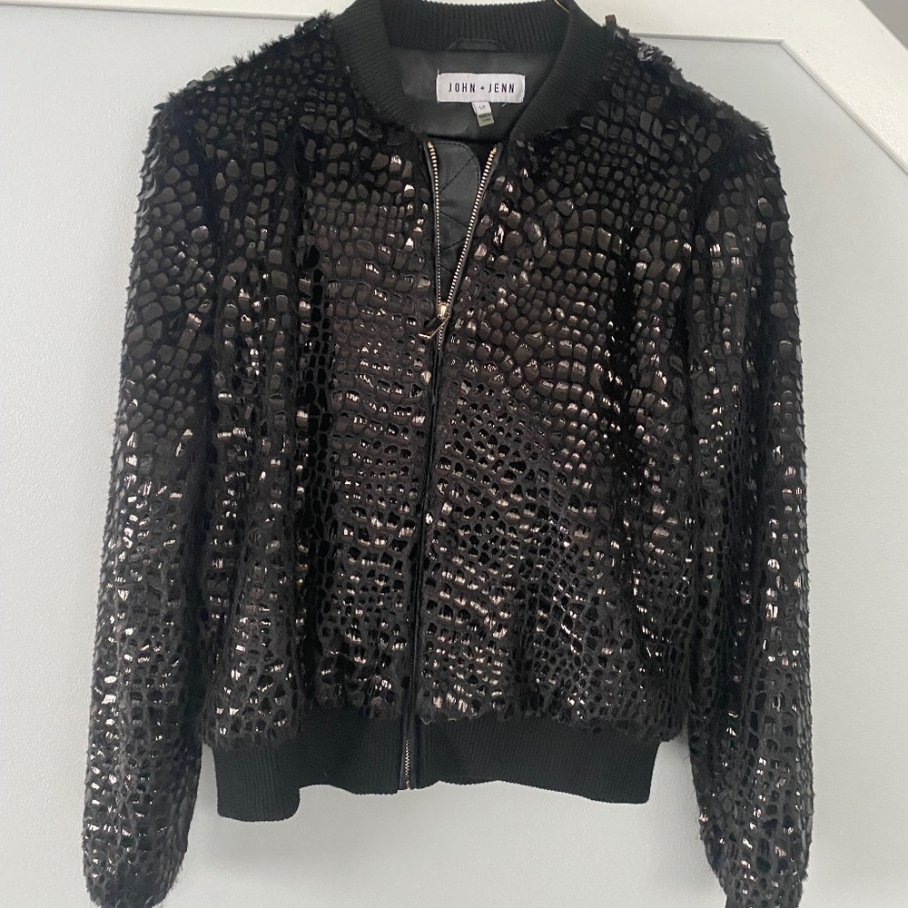 John and Jenn bomber jacket size small